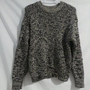 H&M | medium, m | oversized black and white knit sweater | BNWOT